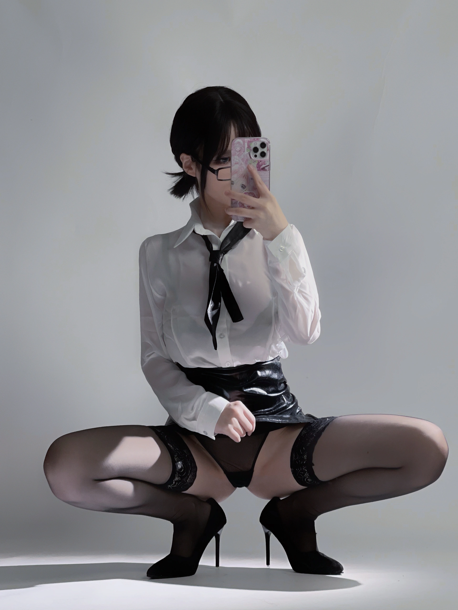 幼愛youmeko - NO.12 黑丝眼镜OL 2
