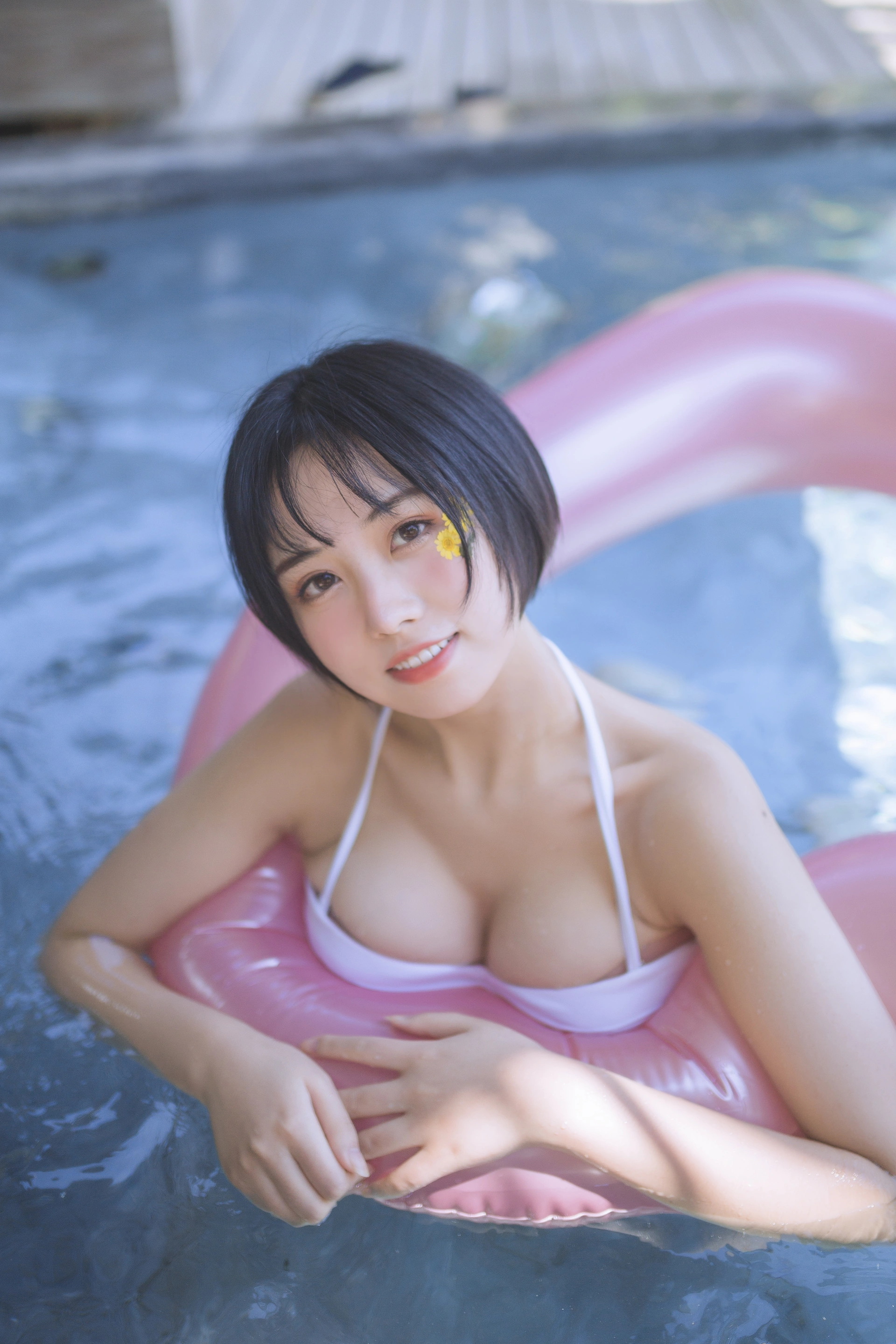 念雪ww - NO.17 白色泳衣 2