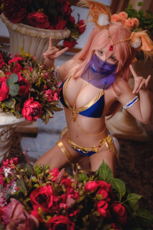 Cosplay玉藻前 - 抱走莫子AA