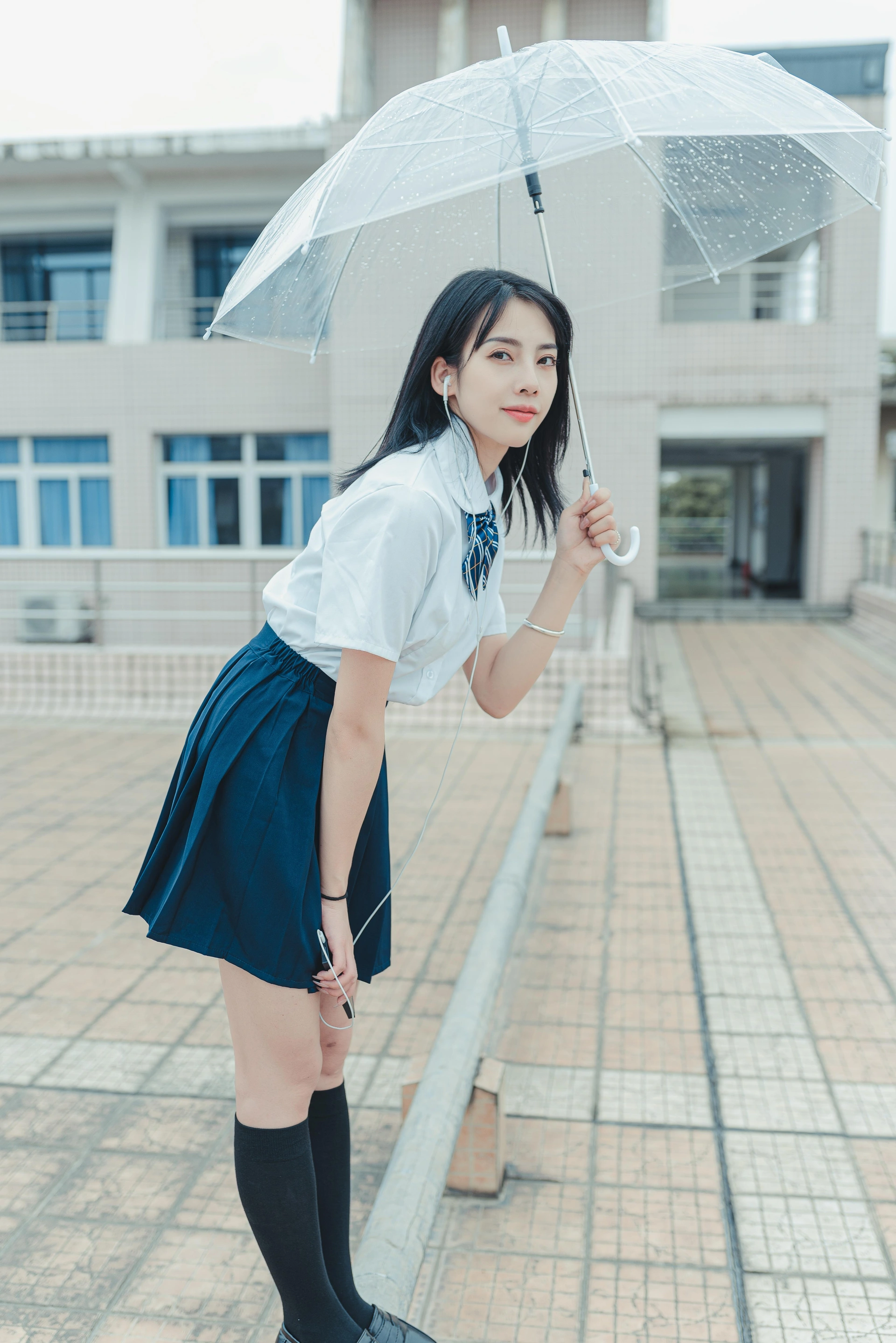 拿相机的执义 - NO.27 JK少女写真学校的楼顶我在这等钟声响等你下课一起走好吗？ 1